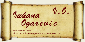 Vukana Ogarević vizit kartica